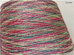 300D牛奶絲段染紗Q2480