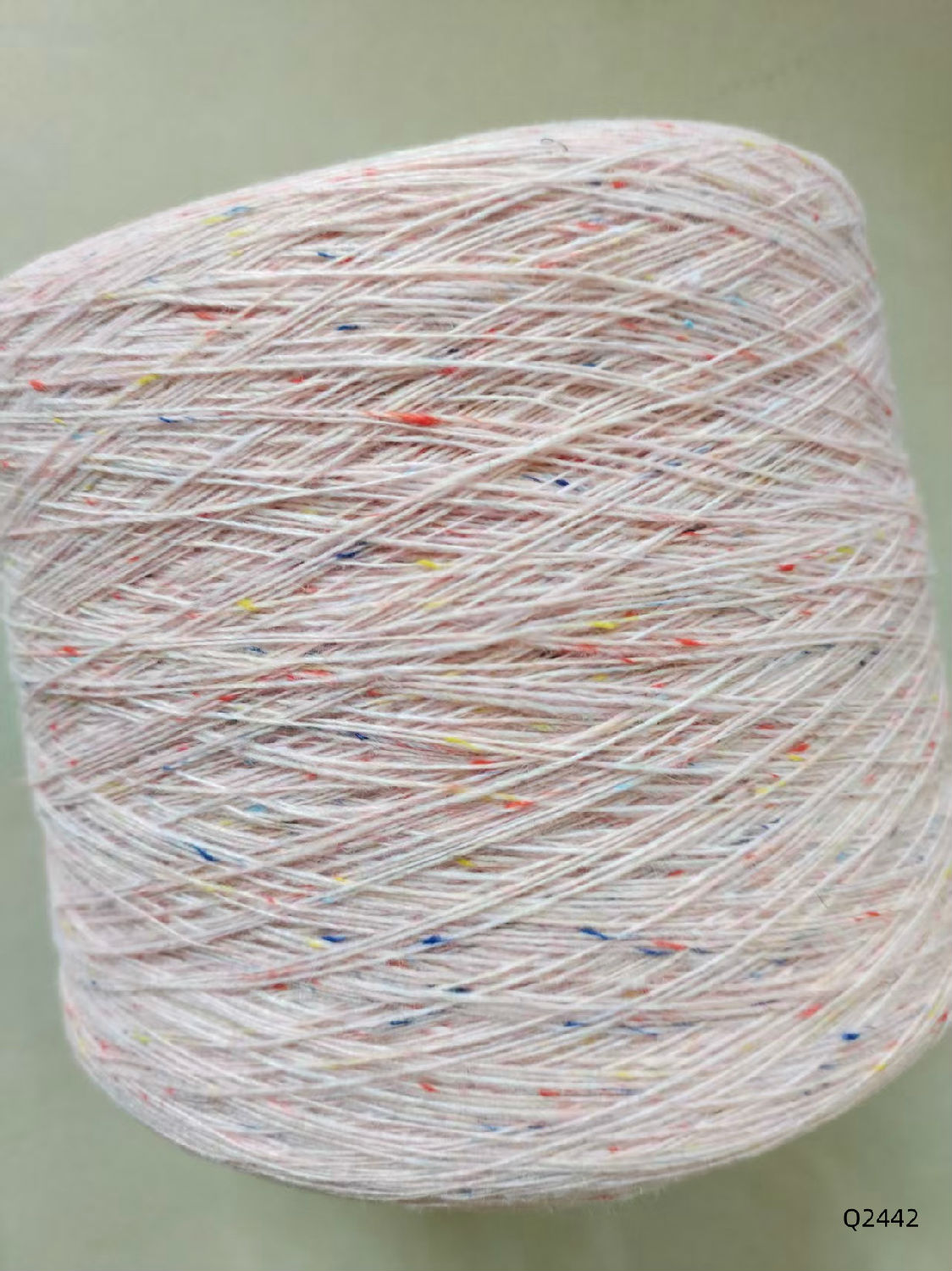 Q2442 T/A85/15點(diǎn)子紗12支 Q2442 T/A85/15點(diǎn)子紗12支