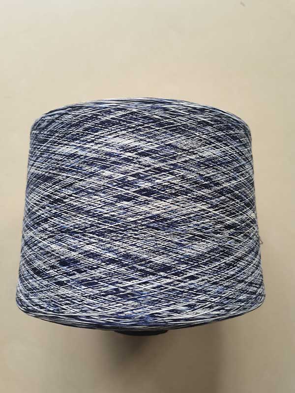 滌綸21支段染紗